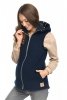 MijaCulture - Maternity Polar warm fleece Vest for two / for Baby Carriers 4131 Navy